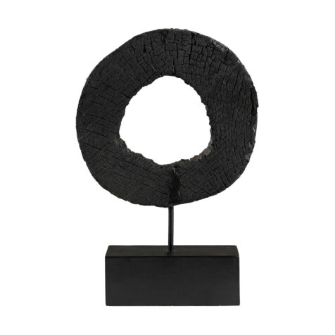 Coal dekoration i svart färg.