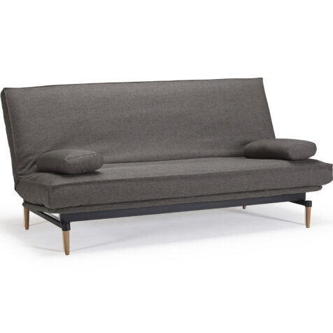 Bild på Colpus bäddsoffa med avtagbart tyg i färgen 216 Flashtex dark grey.