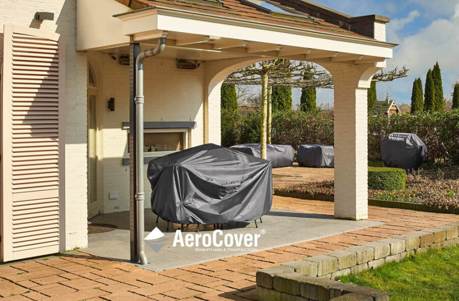 Miljöbild på möbelskydd från Aerocover.