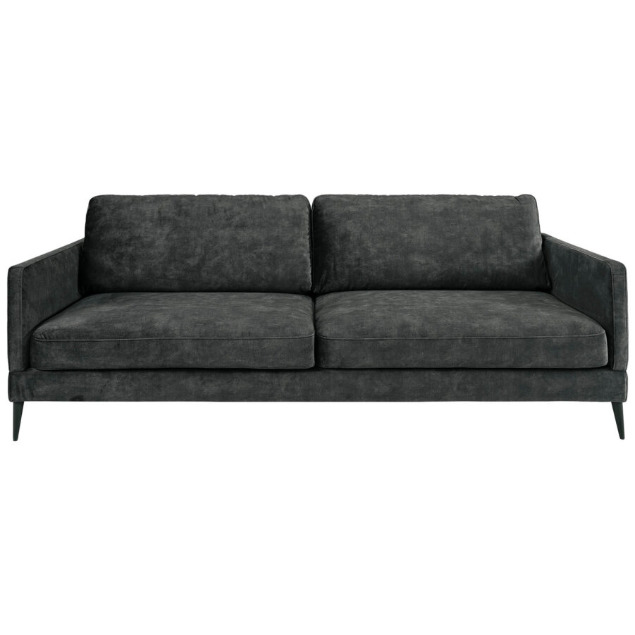 Andorra 3-sits soffa från artwood velvet dark grey