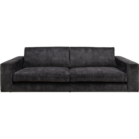 velvet 3-sits soffa från artwood velvet dark grey