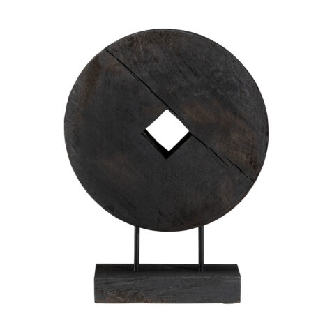 Troya dekoration i svart färg liten.