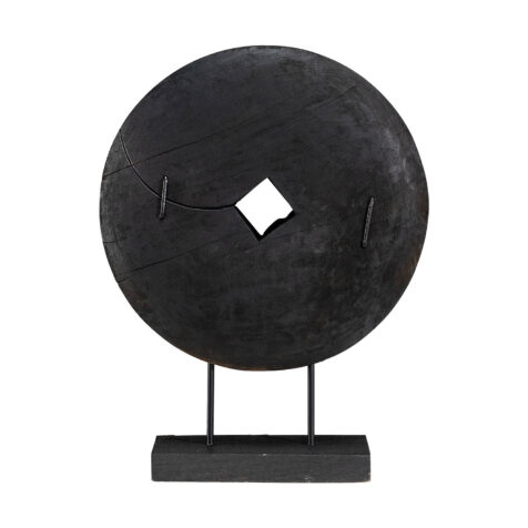 Troya dekoration i svart färg stor.