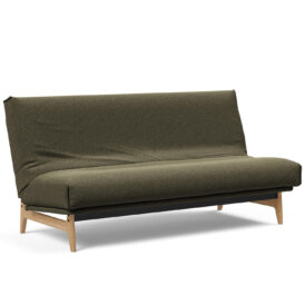 Aslak bäddsoffa med avtagbar klädsel 140-200 cm