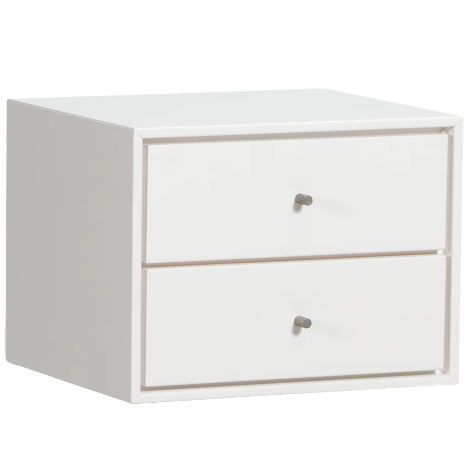 Product Image for Volt vägghängt sängbord vit/rostfri