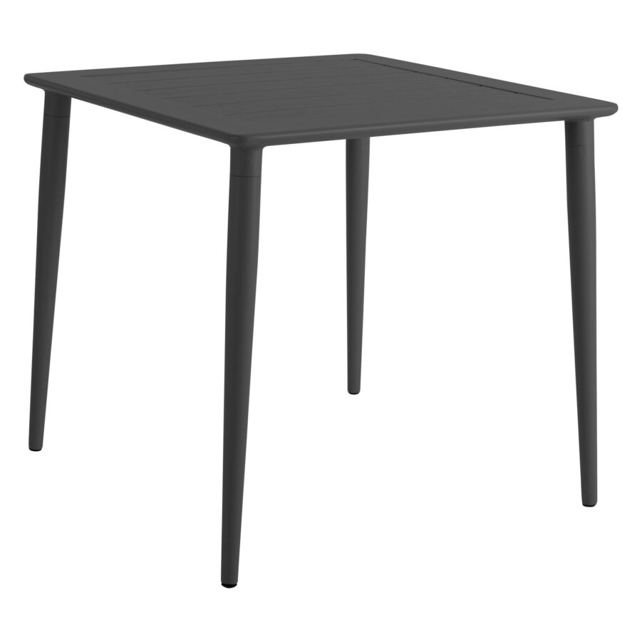 Nimes matbord fyrkantigt i antracitgrå.
