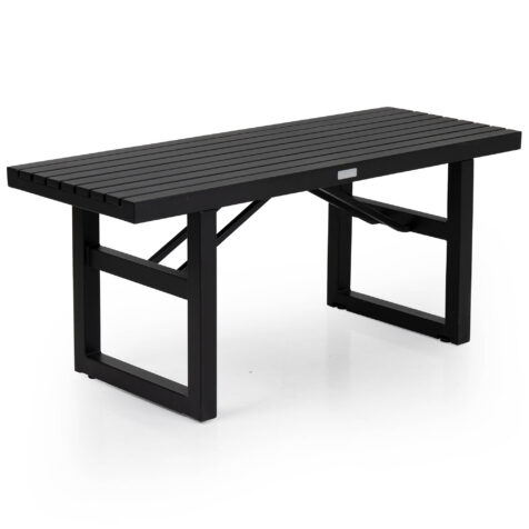 Vevi liten bänk i svart från Brafab.