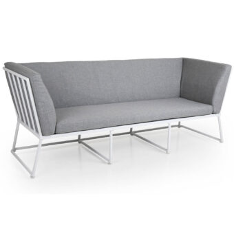 Vence 3-sits soffa vit/grå