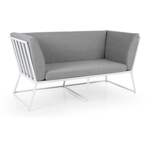 Brafab Vence 2-sits soffa vit/grå