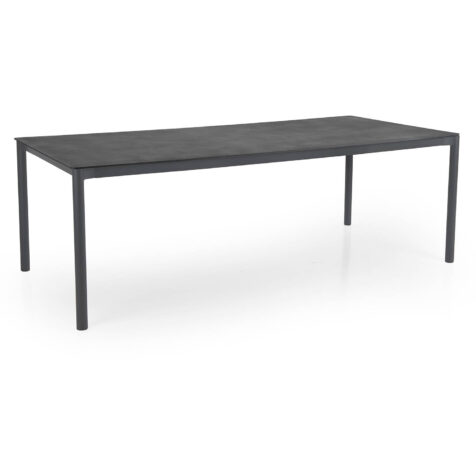 Renoso matbord 220x100 cm antracit/grå