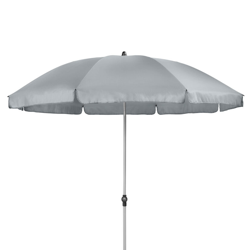 Active parasoll Ø200 cm i ljusgrått.