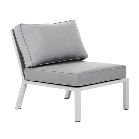 Belfort mittdel vit/pärlgrå