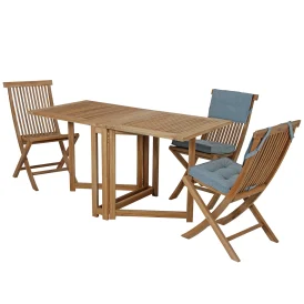 Turin cafégrupp med klaffbord