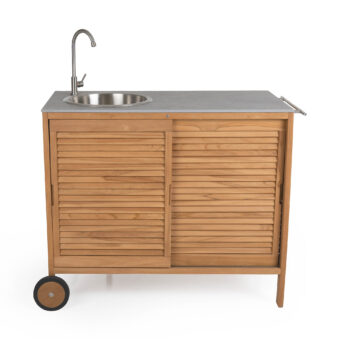 Figalia utekök teak/betonglook