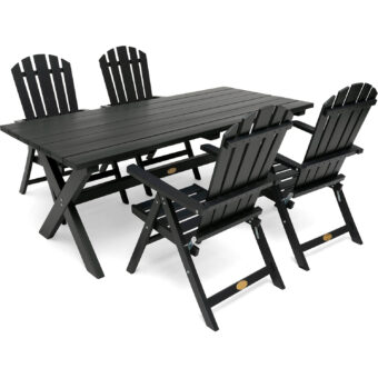 Hillerstorp Shabby Chic bord 195x86 cm orkangrå