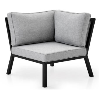 Brafab Belfort hörndel svart/pärlgrå