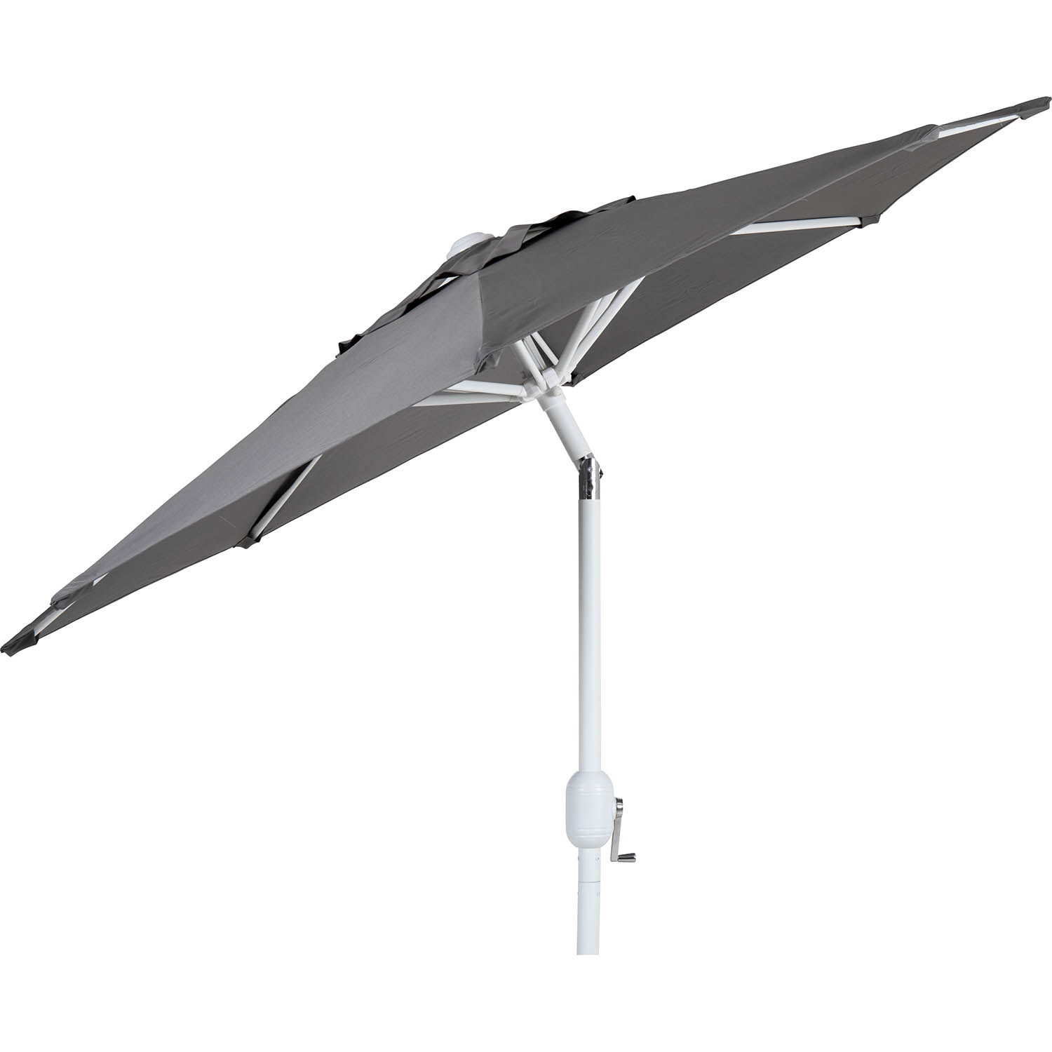 Cambre parasoll vit/grå Ø200 cm