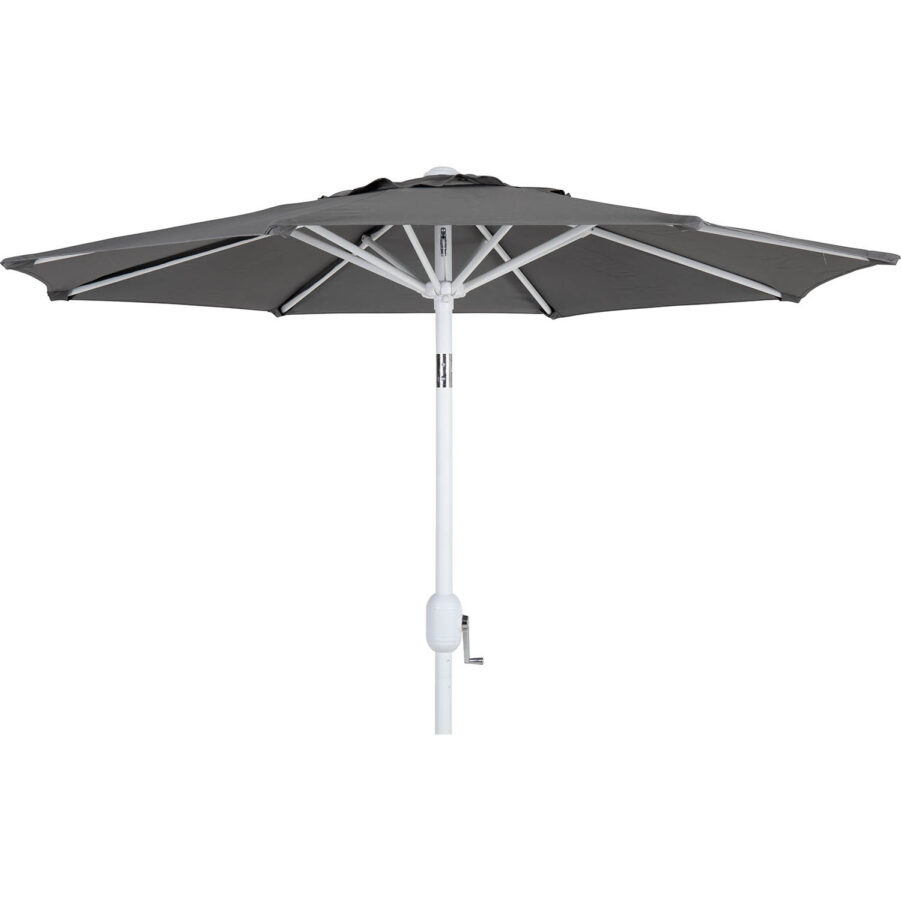 Brafab Cambre parasoll Ø200 cm vit/grå