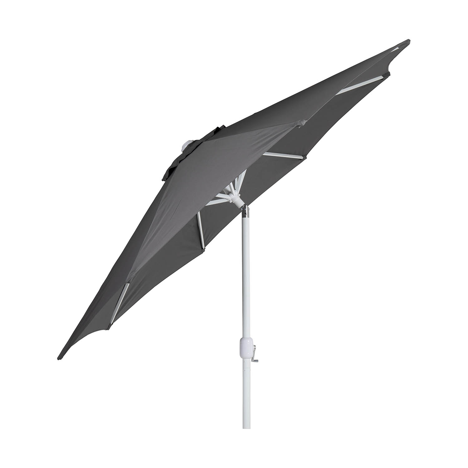 Cambre parasoll vit/grå Ø300 cm