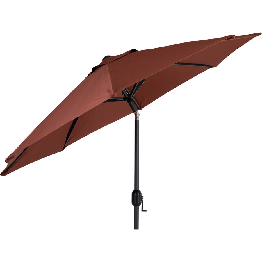 Brafab Cambre parasoll Ø250 cm antracit/paprika