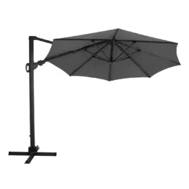 Varallo frihängande parasoll antracit/grå Ø300 cm
