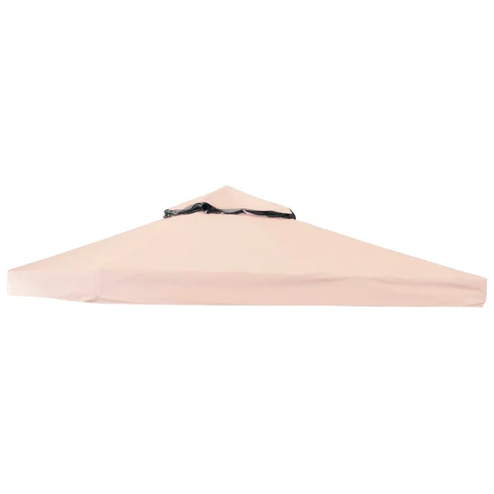 Luxor paviljongtak mörkbeige 300x300 cm