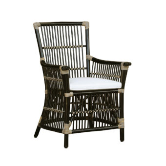 Artwood Columbus karmstol malaka svart inkl. dyna