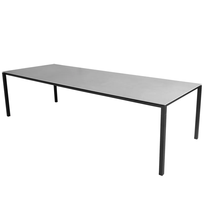Pure matbord lavagrå 280x100 cm