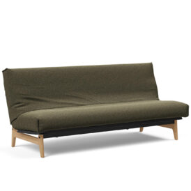 Aslak bäddsoffa med avtagbar klädsel, 120-200 cm