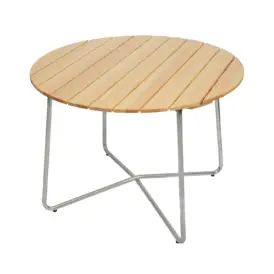 9A bord oljad furu/varmförzinkat Ø100 cm