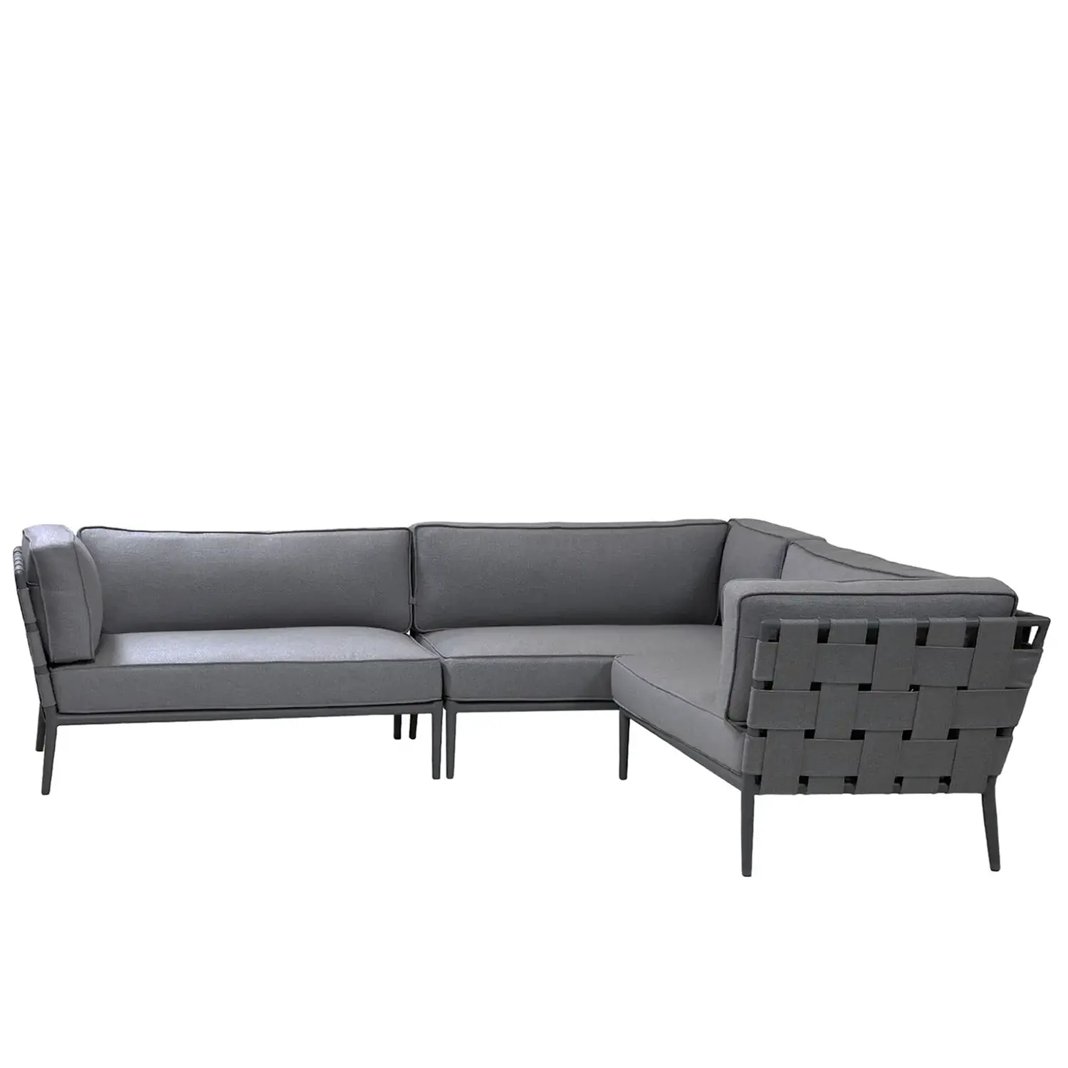 Conic hörnsoffa stor grå - Bild 3