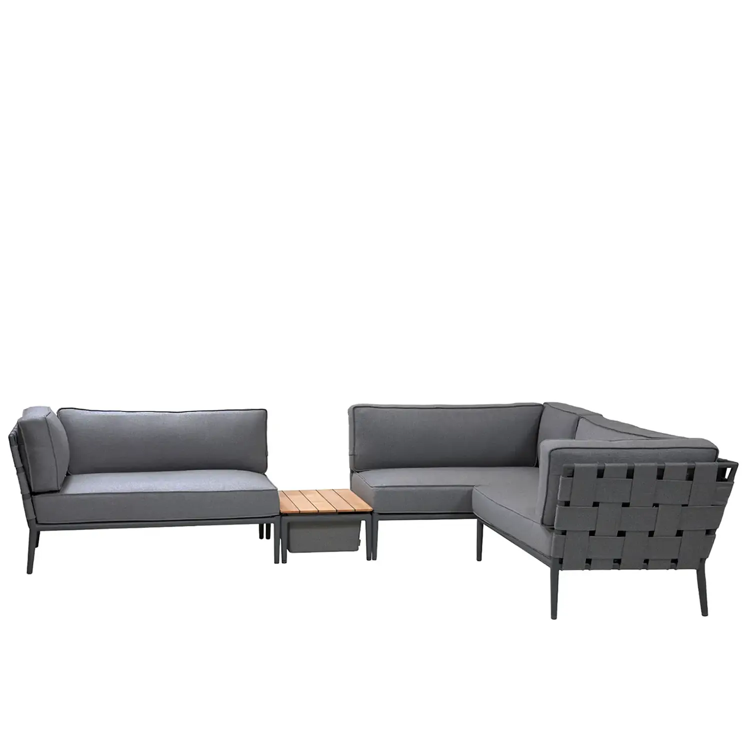 Conic hörnsoffa stor grå - Bild 4