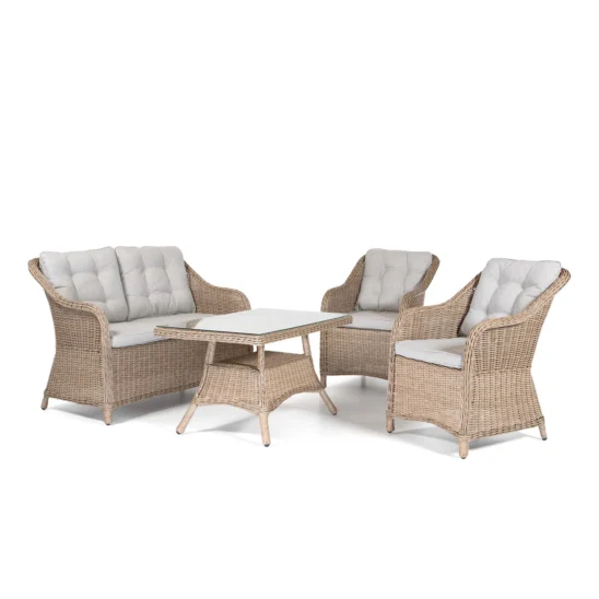 Lillhagen soffgrupp från Atleve i färgen natur.