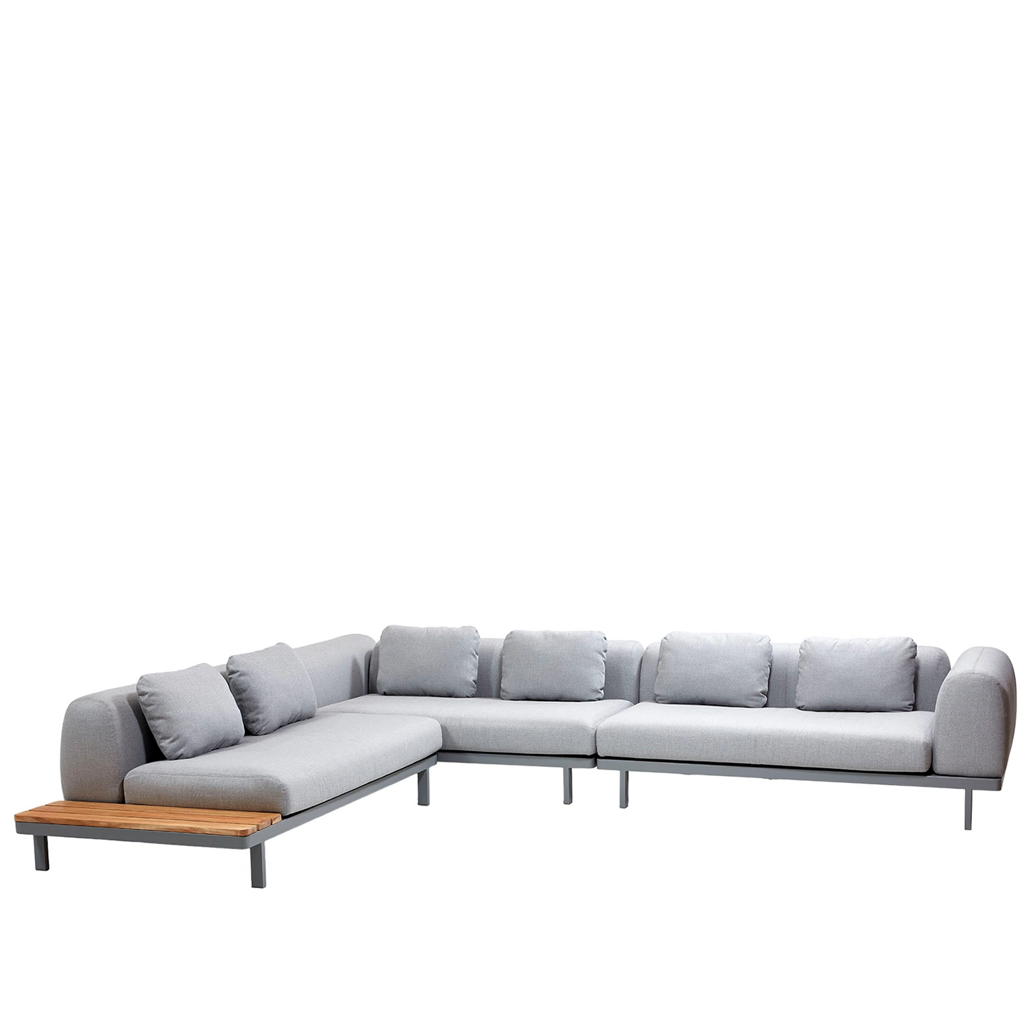 Space hörnsoffa stor, ljusgrå - Bild 11