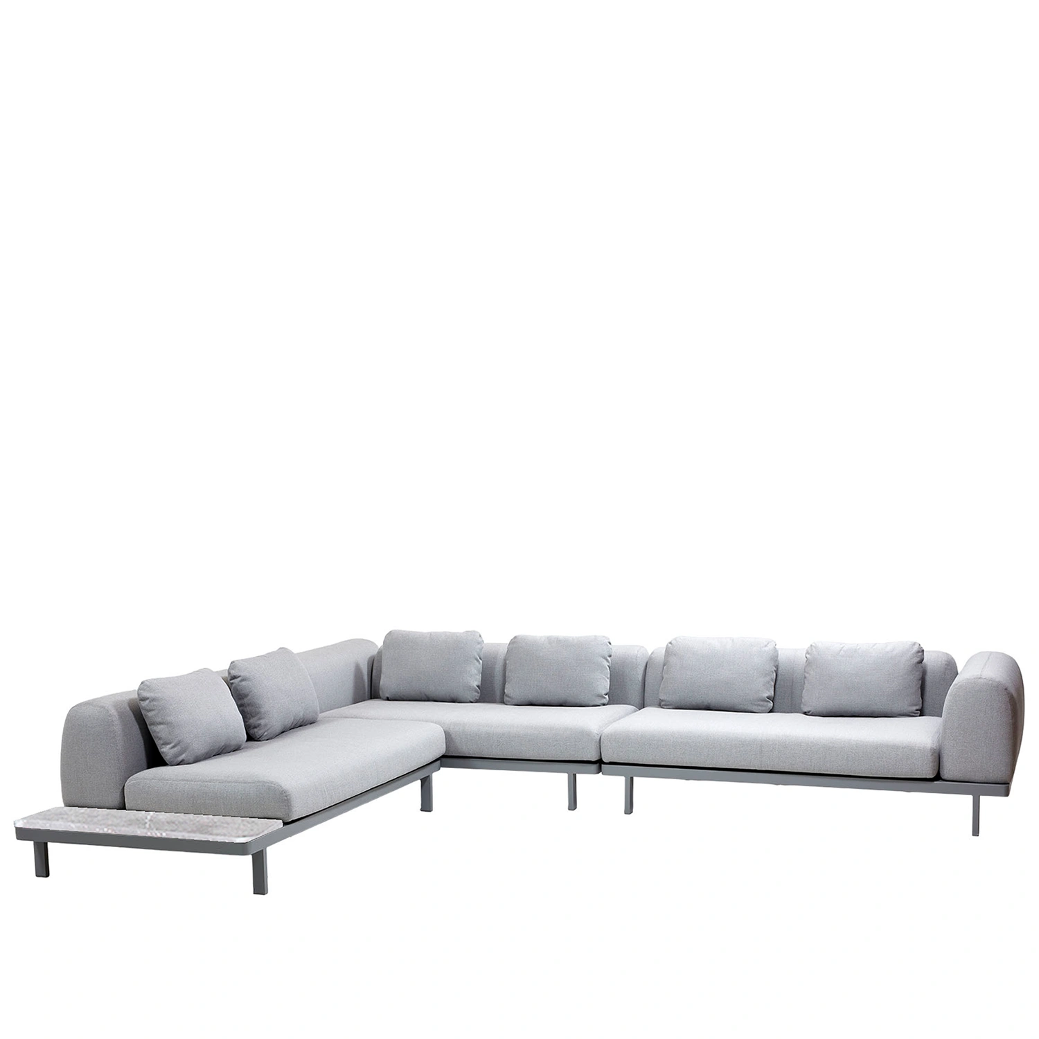 Space hörnsoffa stor, ljusgrå - Bild 10