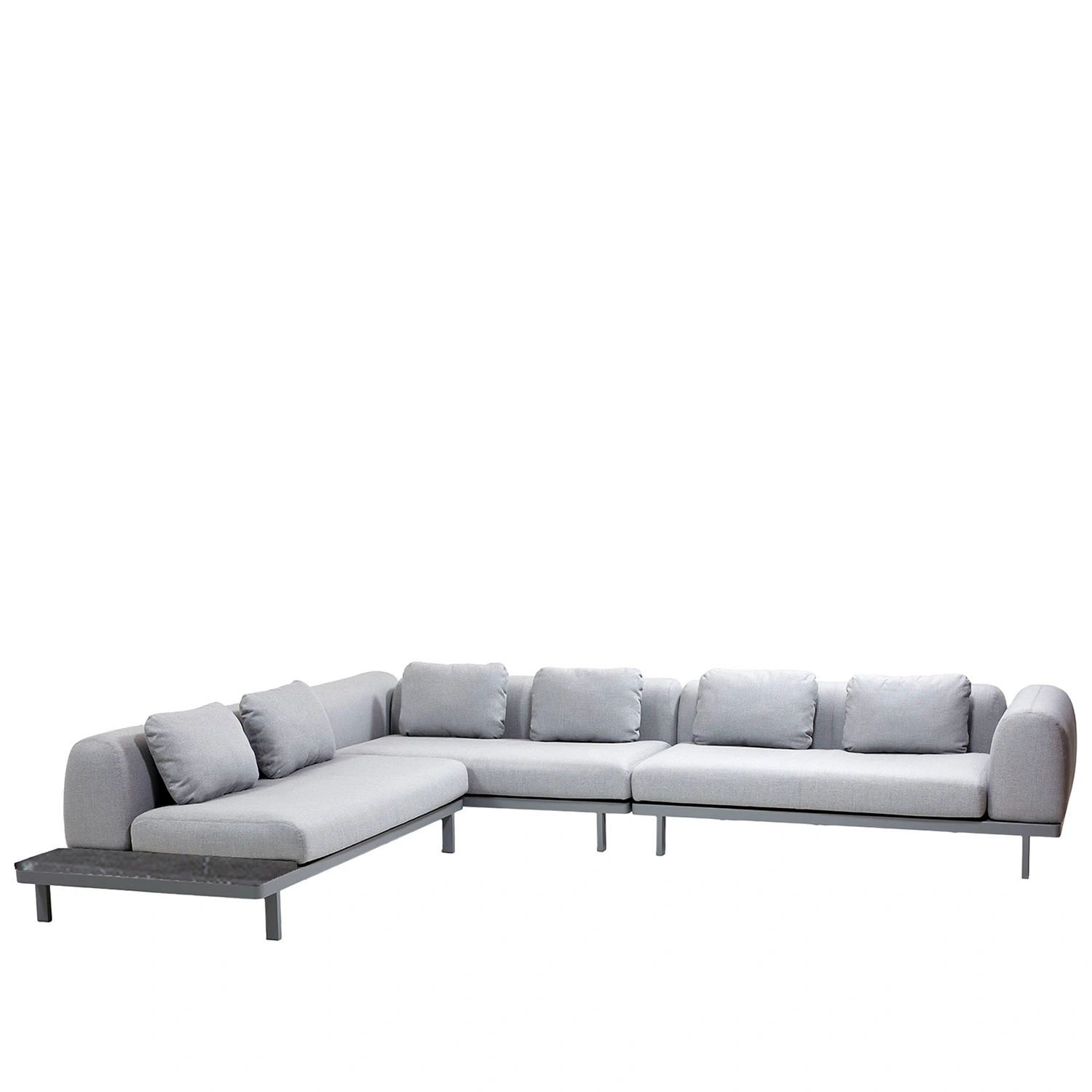 Space hörnsoffa stor, ljusgrå - Bild 9