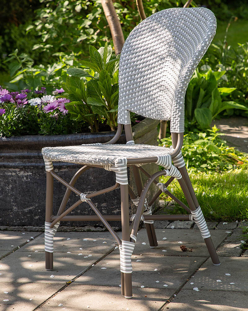 Sika-Design Isabell stol aluminium/konstrotting taupe/grå