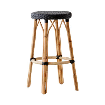 Simone barpall rotting/svart H78 cm