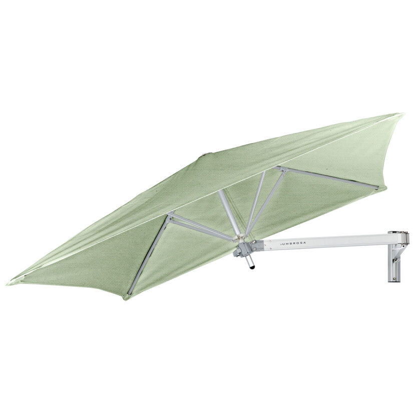 Paraflex litet fyrkantigt parasoll i färgen Mint.