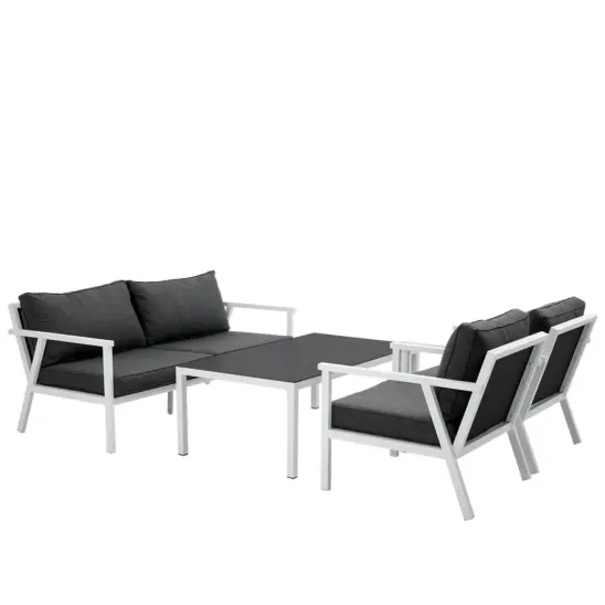 Rana soffgrupp vit/onyx - Låg