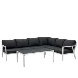 Rana hörngrupp vit/onyx, Låg V224/H291 cm