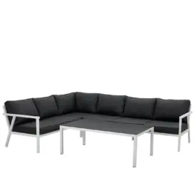 Rana hörngrupp vit/onyx, Låg V291/H224 cm