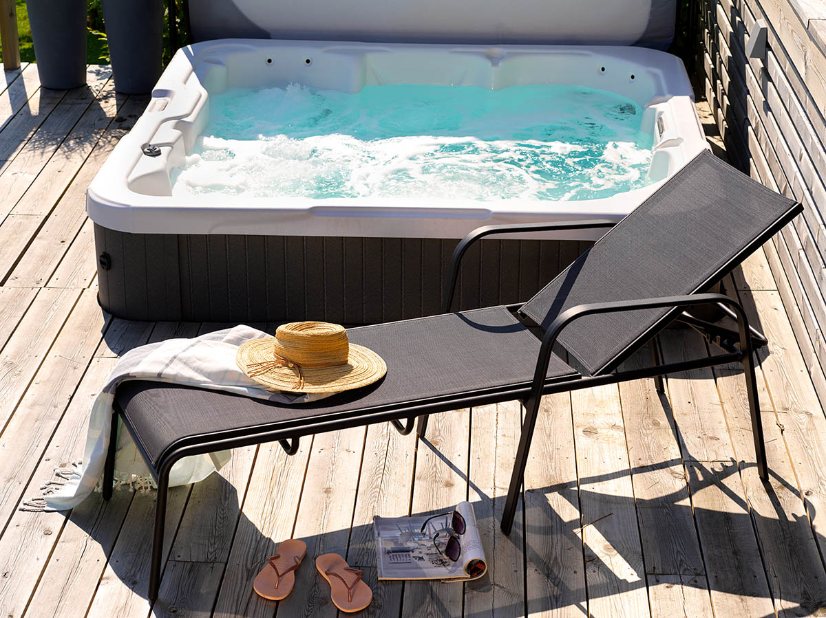 Rana solsäng svart/svart