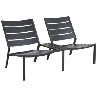 Brafab Delia duo fåtölj antracit