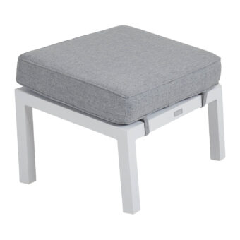 Brafab Belfort fotpall vit/pärlgrå