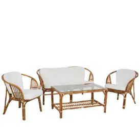 Astrakan soffgrupp natur/vit