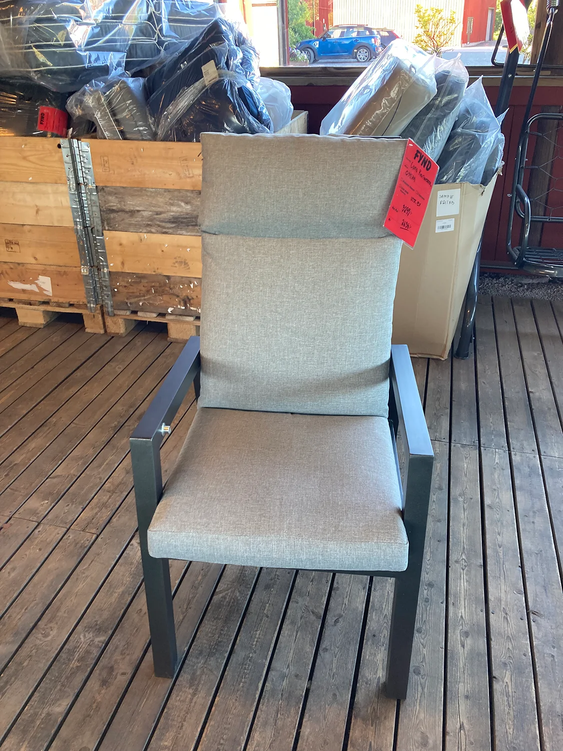 Como positionsstol antracitgrå/ljusgrå