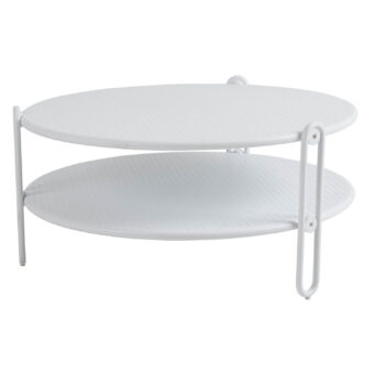 Blixt soffbord vit Ø85 cm