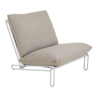 Blixt fåtölj vit/beige
