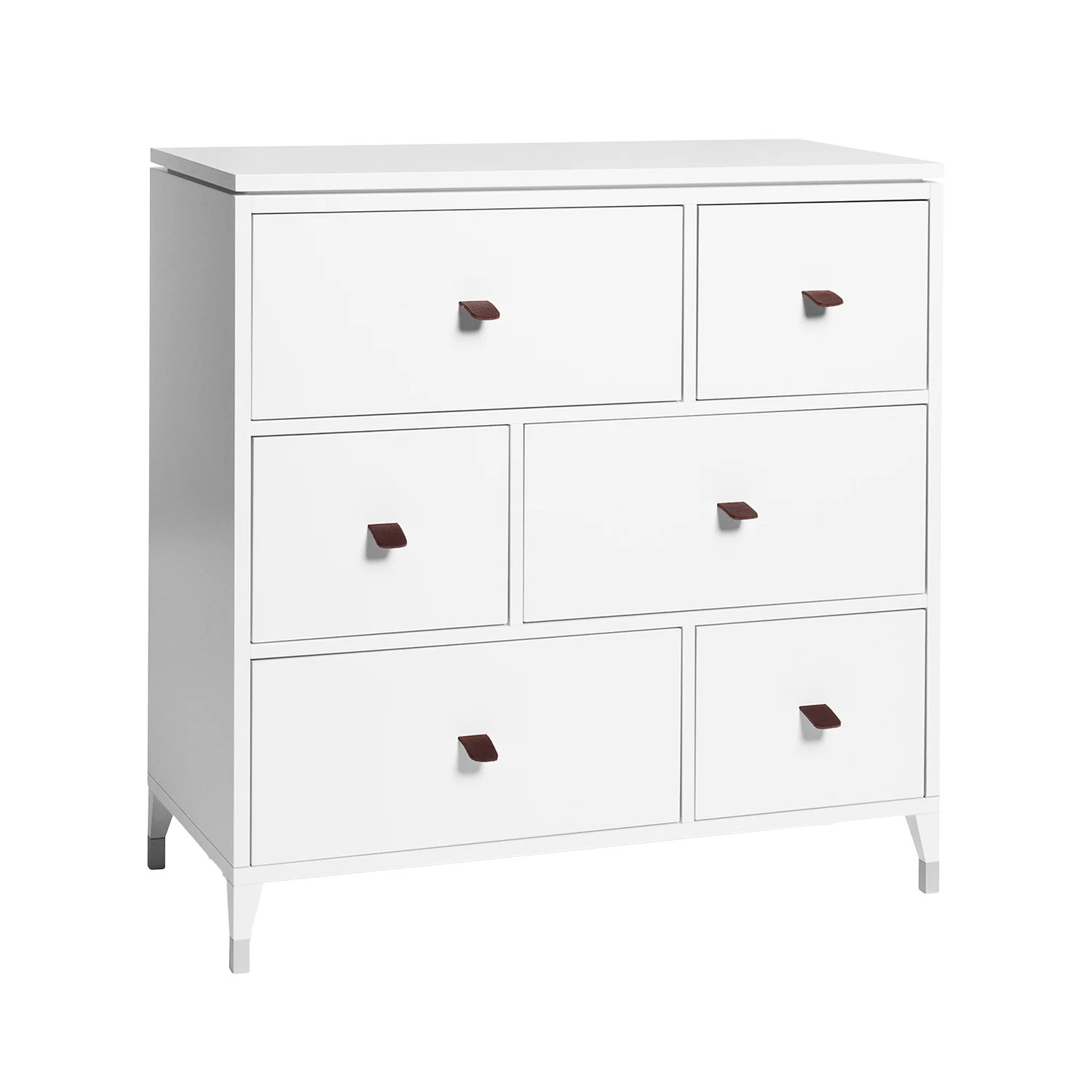 Product Image for Abisko byrå 6 lådor, Vitlack